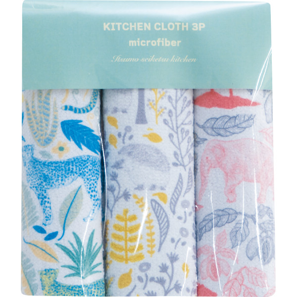 キッチンクロス３枚セットアニマル