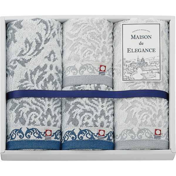 メゾンドエレガンス　今治フェイス・ウォッシュタオルセット