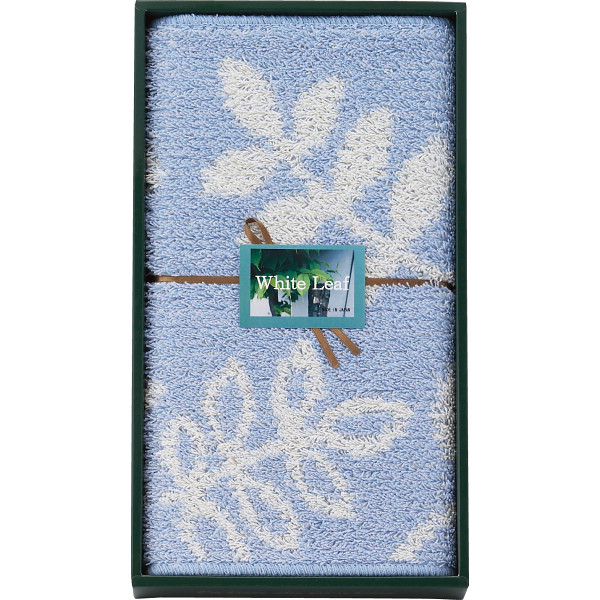 ホワイトリーフ バスマットブルー