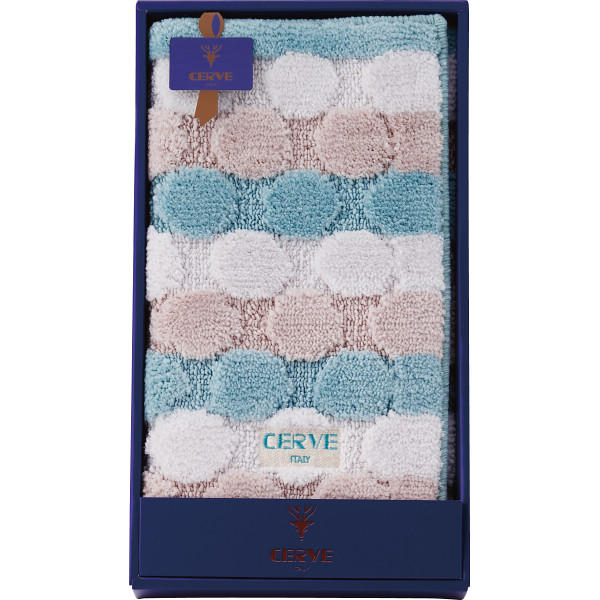 チェルベ ドットバスマットグリーン