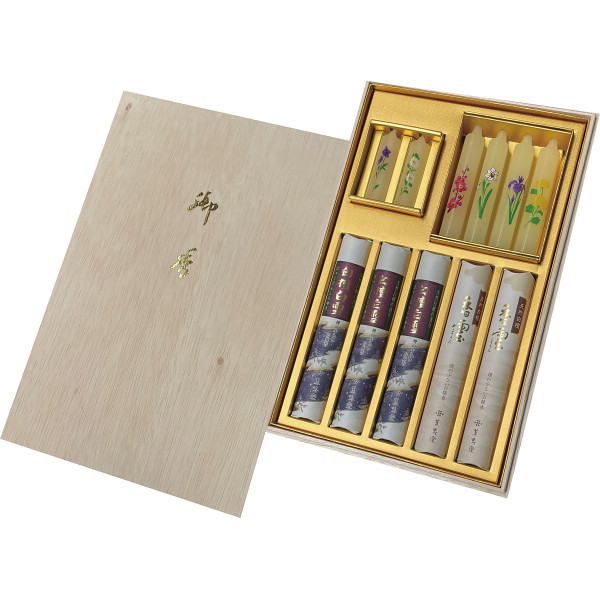 薫寿堂　白檀アソート　蜜蝋ローソクセット