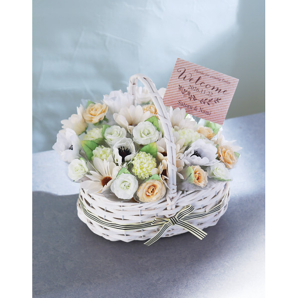 ホワイトバスケット ３６個セット