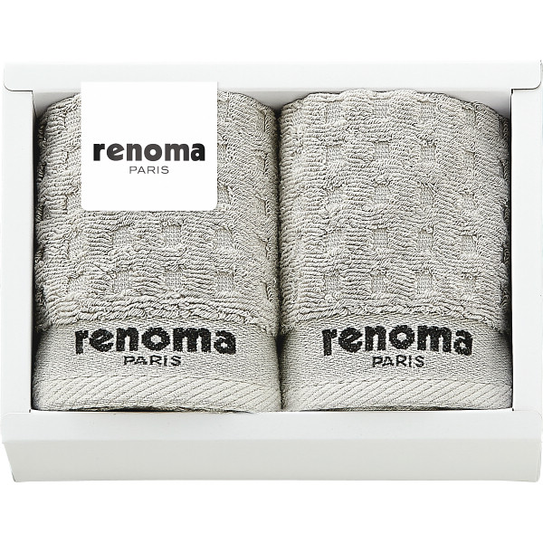 ｒｅｎｏｍａ　タオルハンカチ２枚セット