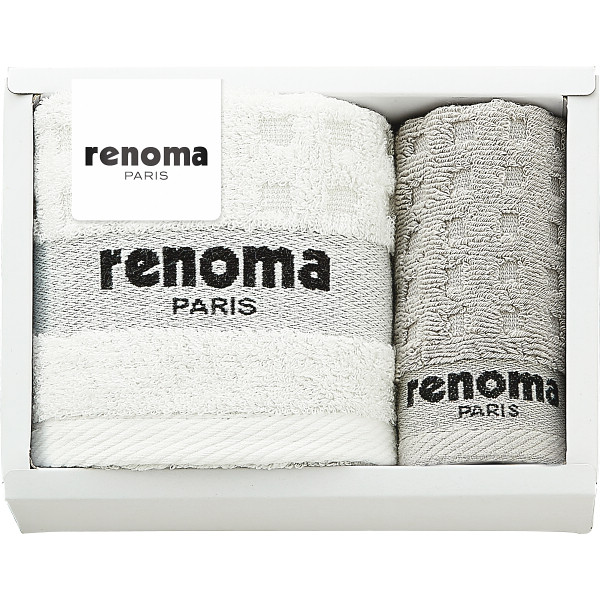 ｒｅｎｏｍａ　フェイスタオル・タオルハンカチセット