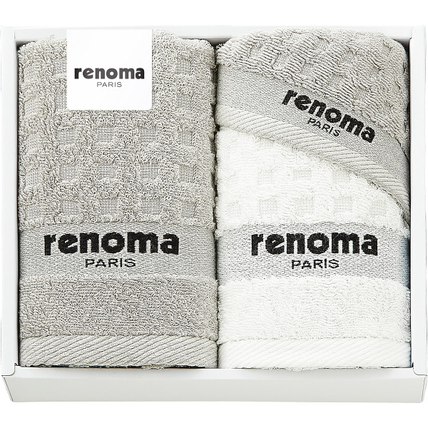 ｒｅｎｏｍａ　フェイスタオル・タオルハンカチセット