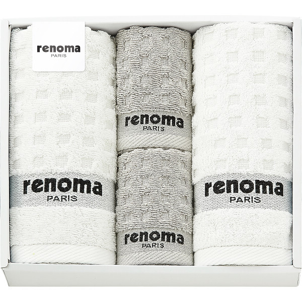 ｒｅｎｏｍａ　フェイスタオル・タオルハンカチセット