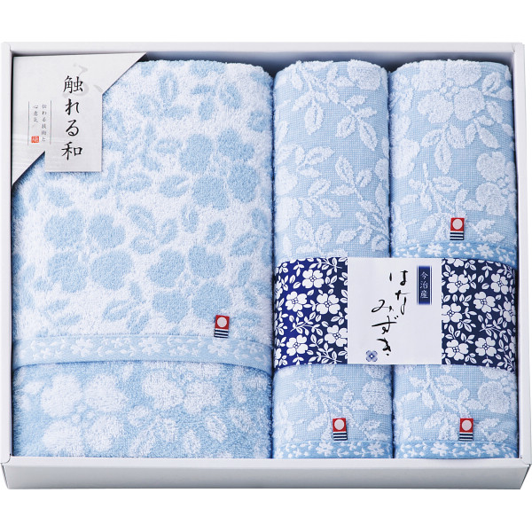 今治　はなみずき　バス・フェイス・ウォッシュタオルセット