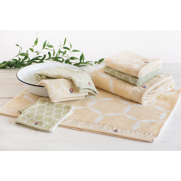 ル・セルクル フェイスタオルグリーン