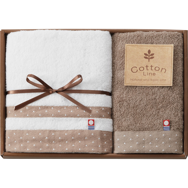 コットンライン フェイス・ハンドタオルセット