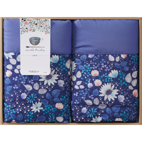 アンナ・エミリア 洗える羽毛肌掛ふとん２枚セット