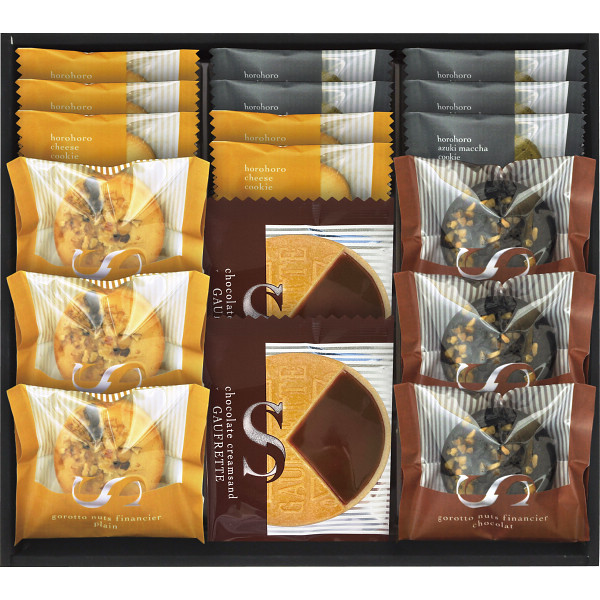 ごろっとナッツフィナンシェ＆ゴーフレット詰合せ