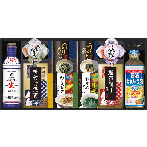 キッコーマン　生しょうゆ＆和食詰合せ